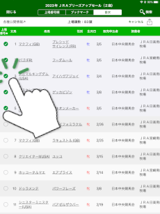 JBIS Sales Catalog｜無料の競走馬・繁殖牝馬せり市場の上場馬名簿